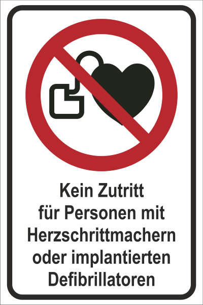 verbotszeichen DIN ISO 7010